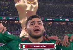 Lágrimas de Alexis Vega: se emocionó al cantar el himno de México en un Mundial [VIDEO]