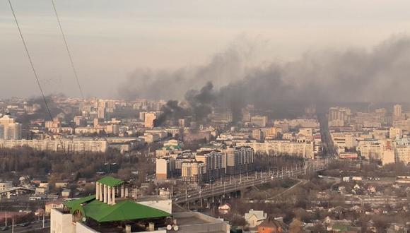 La Armada ucraniana realizó un ataque en el centro de la ciudad rusa de Belgorod | Foto: Captura de video / @nexta_tv