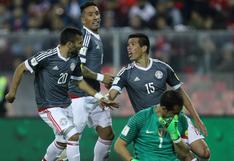 Paraguay venció 3-0 a Chile en Santiago por Eliminatorias