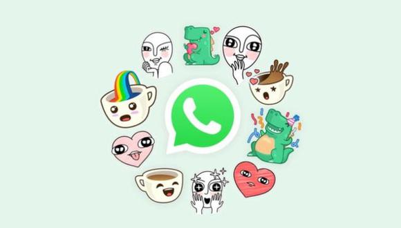Ahora WhatsApp también tiene stickers. (Foto: WhatsApp Web)