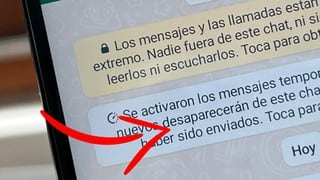 Qué significa “se activaron los mensajes temporales” en WhatsApp