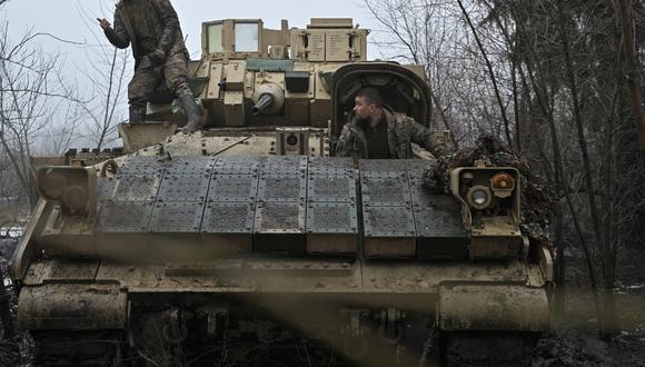 El ejército ucraniano se retiró de Avdiivka, una ciudad del este confrontada a una feroz ofensiva rusa. (Photo by Genya SAVILOV / AFP)