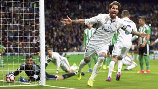 Real Madrid ganó 2-1 al Betis y es líder de la Liga española