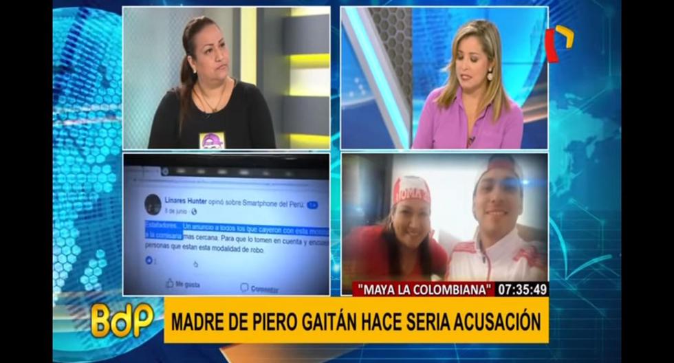 Mamá de Piero Gaytán revela quién acusó a su hijo de violación. (Foto: Buenos Días Perú)