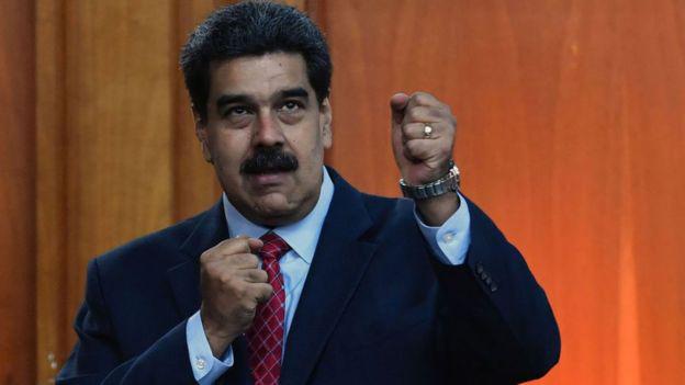 Un cierre del mercado de EE.UU. puede volver al gobierno de Maduro más dependiente del apoyo de Rusia y China. (Getty vía BBC)