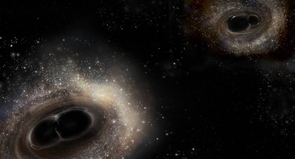 Agujeros negros. (Foto: Caltech / MIT / Laboratorio LIGO)