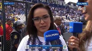 Daniela Darcourt en la previa del Alianza Lima vs. Binacional: “Yo me conformo con el 1-0″ [VIDEO]