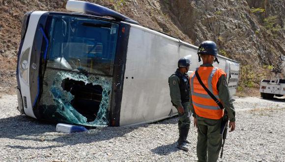 Chofer de Huracán confiesa que volcó el bus a propósito