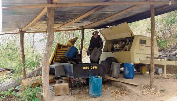 Piura: delincuentes cobran cupos en zonas de minería ilegal
