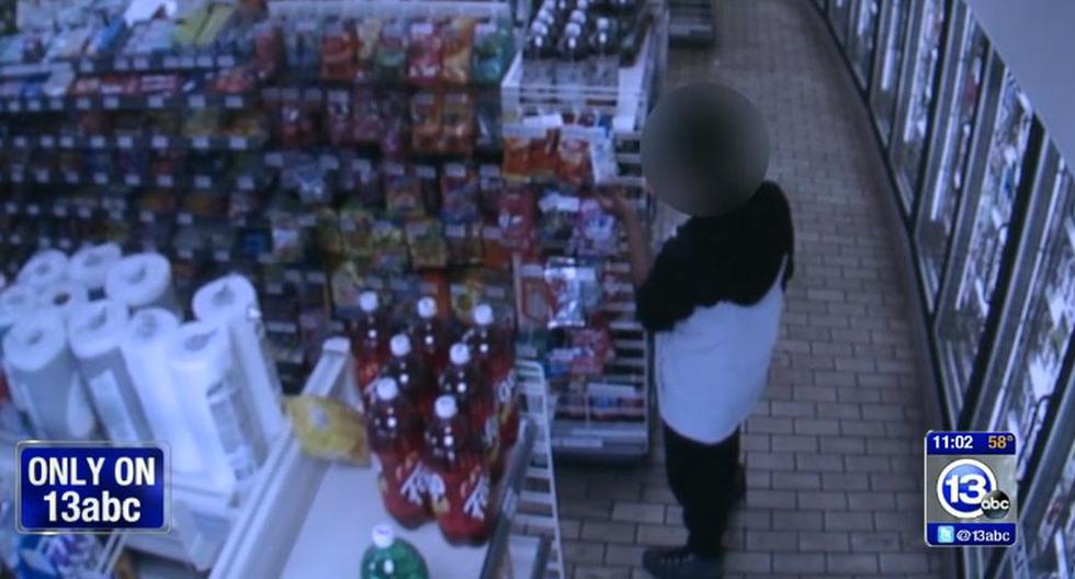 Un adolescente ingresó a robar alimentos a una tienda en Ohio. (Foto: Captura de Yotube - 13abc)