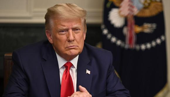 El 13 de enero de 2021, Donald Trump se convirtió en el primer presidente de Estados Unidos en ser acusado por segunda vez, cuando una mayoría bipartidista en el La Cámara de Representantes votó a favor de acusarlo de incitar al ataque de la semana pasada contra el Capitolio de Estados Unidos. (Foto: ANDREW CABALLERO-REYNOLDS / AFP).