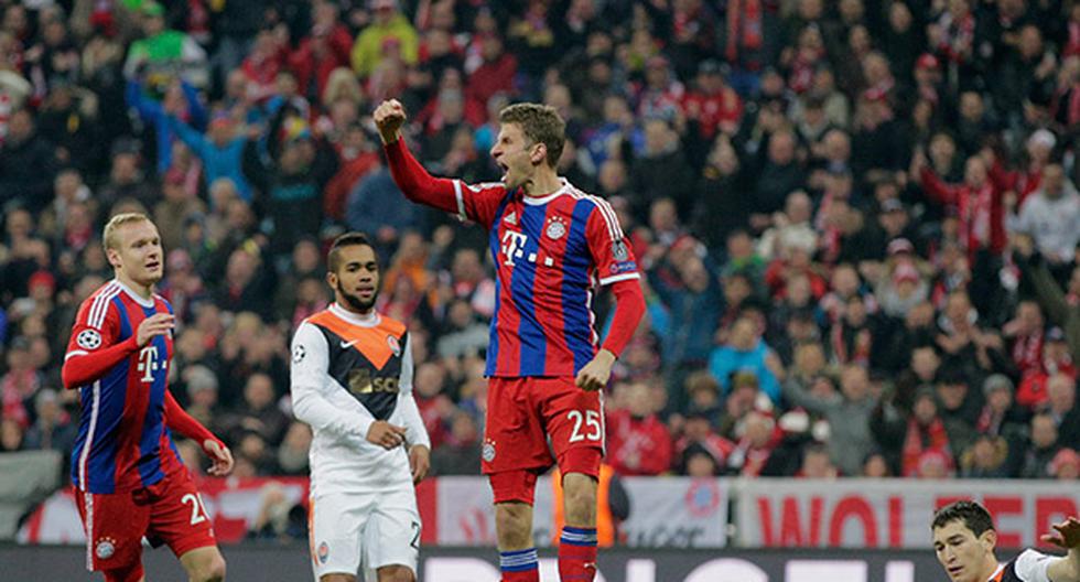 Bayern Munich goleó al Shakhtar Donetsk por la Liga de Campeones. (Foto: Getty Images)