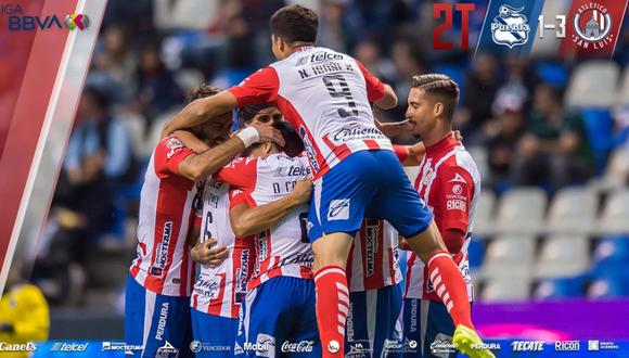 Atlético San Luis venció 3-1 a Puebla por la novena fecha del Apertura de la Liga MX 2019 | Foto: San Luis