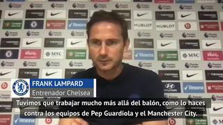 Frank Lampard sobre la victoria del Chelsea frente al Manchester City