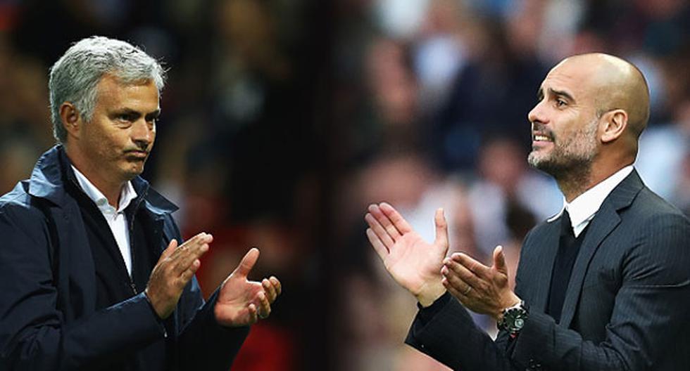 José Mourinho y Josep Guardiola volverán a tener un duelo aparte en la Premier League | Foto: Getty