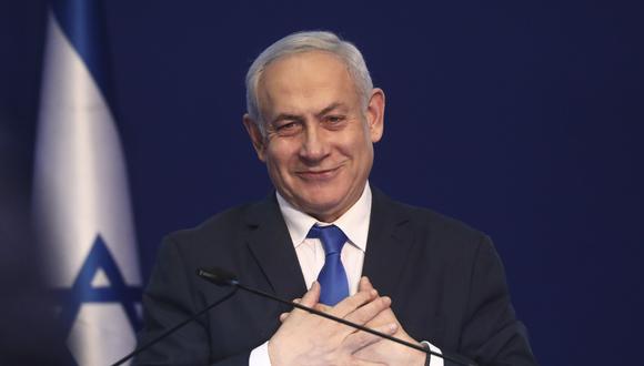 Benjamin Netanyahu se ha mostrado agradecido con los electores en Twitter y ha señalado que se trata de “una gran victoria para Israel”. Foto: AP