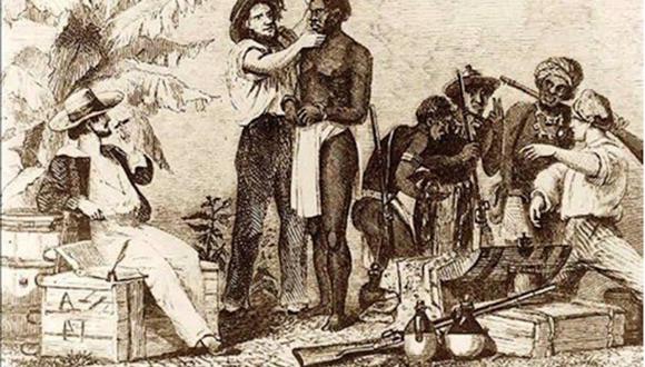 Imagen ilustrativa de esclavos en Centroamérica.