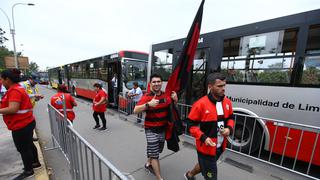 Copa Libertadores: hinchas de Flamengo son trasladados al Monumental en corredores | FOTOS