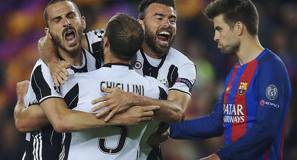 Jugadores de Juventus celebraron en el camerino tras clasificar a la semifinal | Foto: EFE