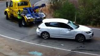 VIDEO: Como no remolcar un auto
