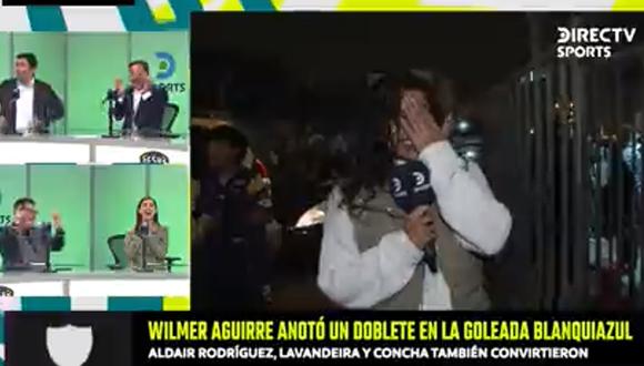 Conductores de DirecTV no contuvieron las risas por peculiar momento de hincha. (Video: DirecTV)