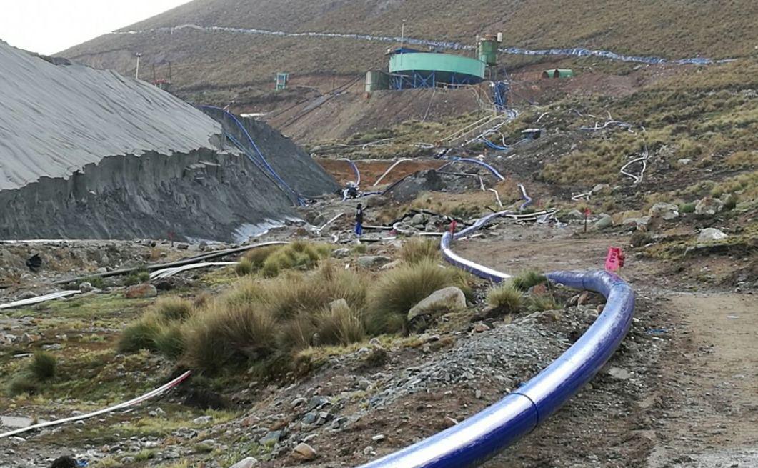 Áncash: reportan derrame de relave minero en Recuay