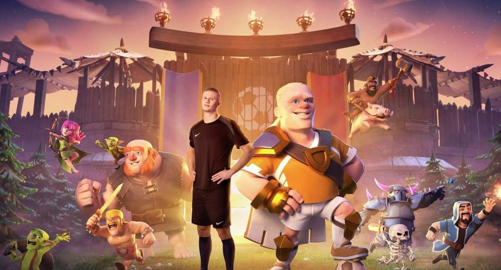 Manchester City’s Erling Haaland makes an appearance in “Clash of Clans” video game