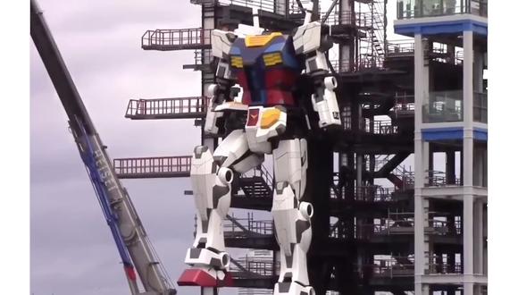 Una representación del Gundam Factory Yokohama, el espacio que tendrá la enorme escultura del robot humanoide en la ciudad portuaria ubicada al sur de Tokio. (Difusión)