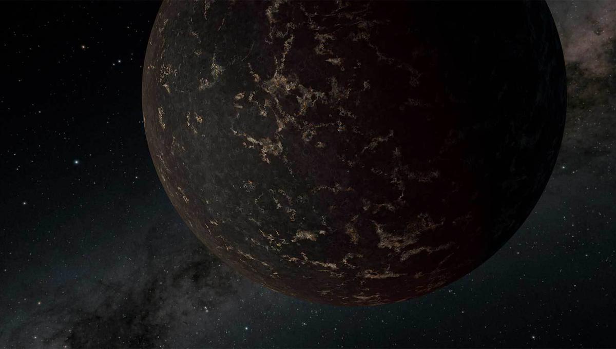 La ilustración de este artista representa el exoplaneta LHS 3844b, que es 1.3 veces la masa de la Tierra y orbita una estrella enana M. (Foto: NASA / JPL-Caltech / R. Daño)