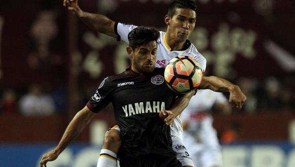 Lanús venció 1-0 a The Strongest y clasificó a cuartos de final de Copa Libertadores. (Foto: Agencias)