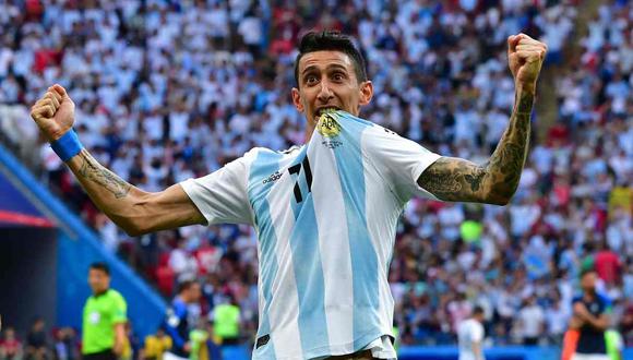 La historia de Ángel Di María que incluye a Real Madrid, la selección argentina y la final del Mundial Brasil 2014. (Foto: AFP)