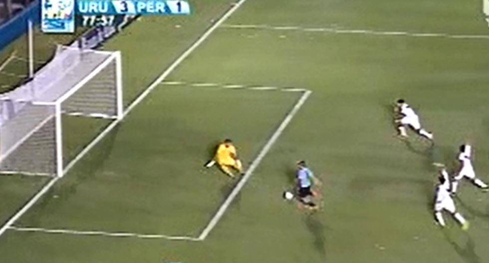 Así fue el tercer gol uruguayo. (Foto: Captura)