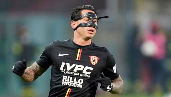 Gianluca Lapadula vuelve a la convocatoria de Benevento para la Serie B. (Foto: Benevento)