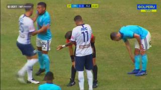 Alianza Lima vs. Sporting Cristal: Pacheco simuló agresión pero el árbitro Carrillo no la sancionó | VIDEO