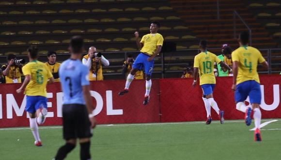 Brasil igualó 1-1 frente a Uruguay por el Sudamericano Sub 17. | Foto: Sudamericano Sub 17