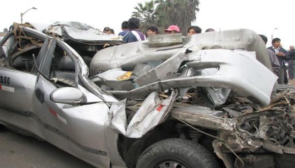 Accidente deja 5 muertos en la carretera Panamericana Norte