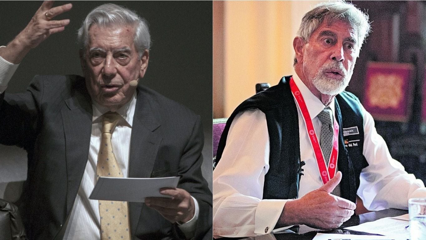 Mario Vargas Llosa negó la versión de haber sido presionado por Sagasti para que convenza a Keiko Fujimori de desistir; pero luego, dijo que el presidente había tomado por Castillo. 
