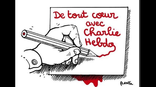 Charlie Hebdo: viñetas en homenaje a las víctimas del atentado - 6