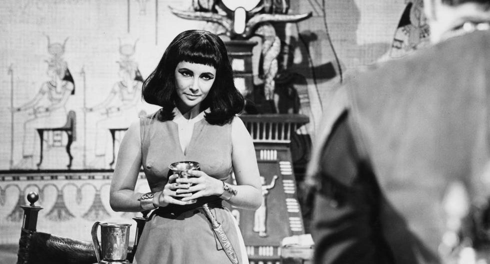 Elizabeth Taylor protagonizó Cleopatra, una de las cintas más aclamadas en la historia de Hollywood (Getty Images)