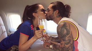 Maluma y Natalia Barulich posan románticos antes de la Navidad