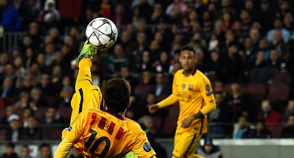 Lionel Messi tuvo un grueso error durante el partido Barcelona vs Atlético de Madrid, pero también pudo marcar un maravilloso gol de chalaca (Foto: Getty Images)
