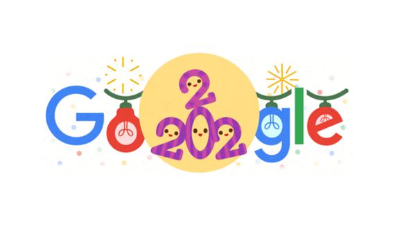 Google celebra el fin de 2022 con un doodle. | (Foto: Google)