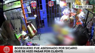 Los Olivos: Bodeguero fue asesinado por sicario que se hizo pasar como cliente | VIDEO