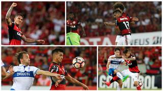 Guerrero y Trauco: euforia y festejo tras goles con Flamengo