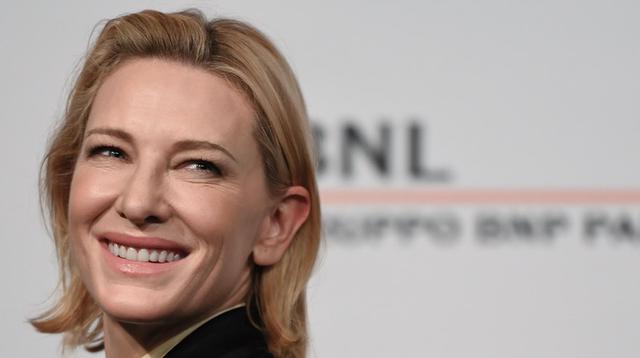 Cate Blanchett en el Festival de Cine de Roma 2018. (Foto: Agencias)