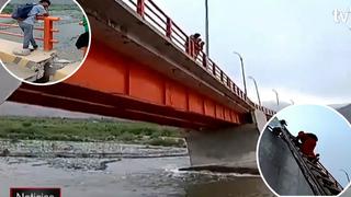Cañete: puente con menos de dos años de ser inaugurado luce inaccesible