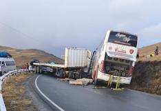 Áncash: dos fallecidos y cerca de 15 heridos deja accidente en la carretera Pativilca–Huaraz