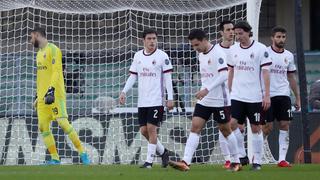 Milan ve agudizada su crisis tras caer 3-0por Hellas Verona