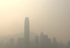 China: La contaminación cubre Hong Kong