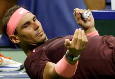 El momento en que Rafael Nadal sufrió un duro golpe en la nariz | VIDEO